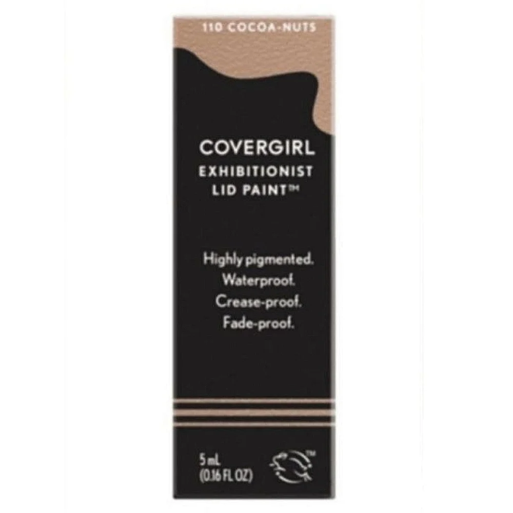 3 x CoverGirl Exhibitionist Luminati Lid Paint - 0.16 fl oz Cocoa Nuts 110